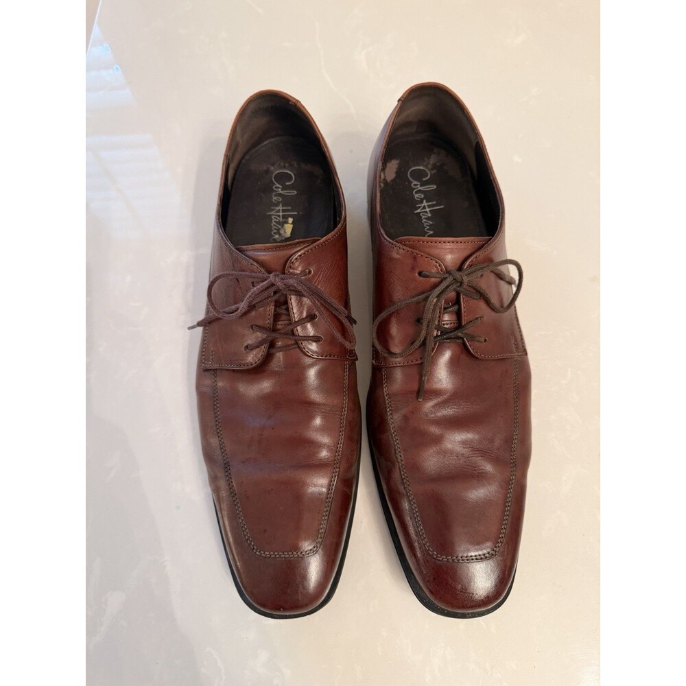 Cole Haan Brown Oxfords Lace Up Leather Dress Shoes Size 13 M
